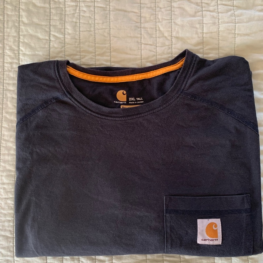 Navy Carhartt t-shirt 2XL Tall